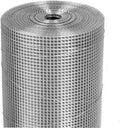 Hardware Cloth, 1/2 inch 19 Gauge,Hot-Dip Galvanized After Welding, Chciken Wire Mesh Roll Wire Cloth Garden Fencing Rodent Wire Gopher Barrier