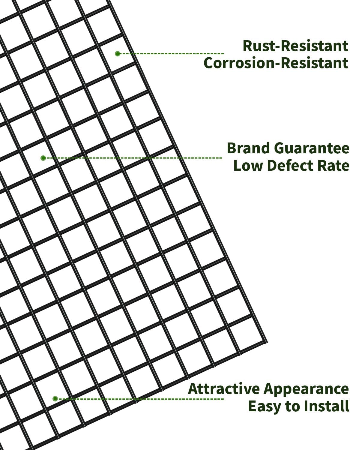 Black Hardware Cloth,Coated Wire Mesh Roll, Chicken Wire Fencing, Welded Wire Fence Roll, Chicken Wire Mesh, Garden Fencing, Rabbit Wire